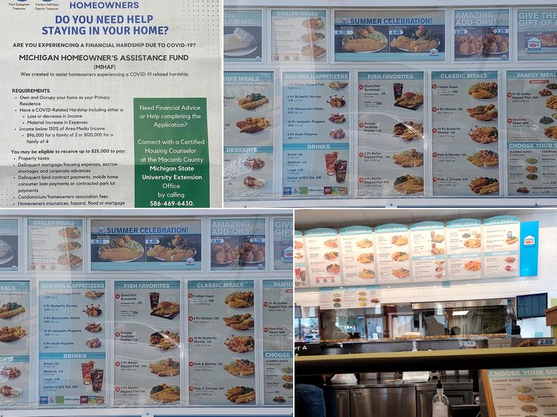 Captain D's Menu