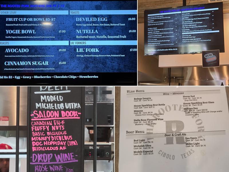 The Rooted Fork Menu