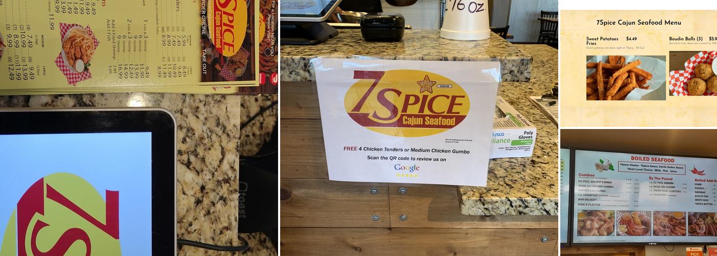 7Spice Menu