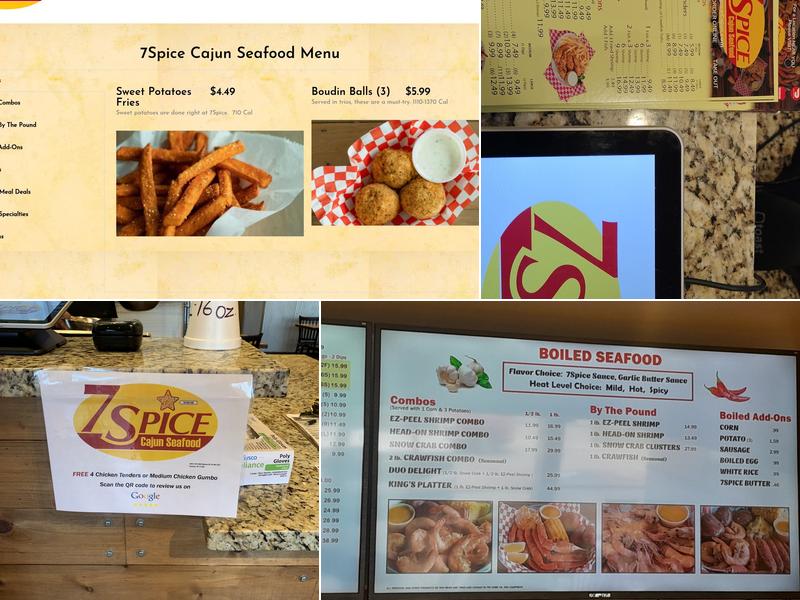 7Spice Menu
