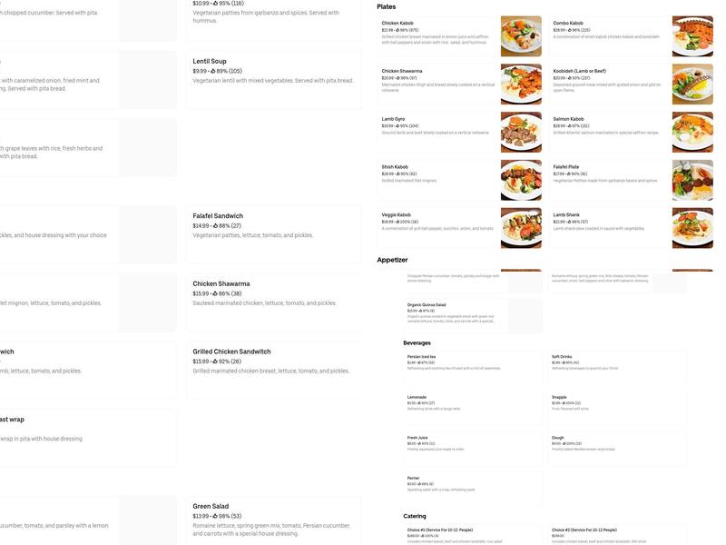 15826 Cloud kitchen Menu