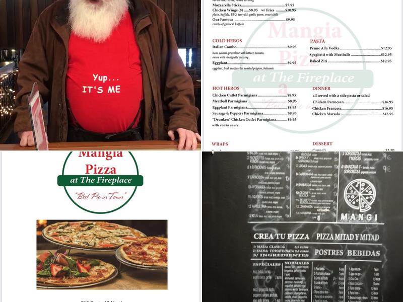 Mangia Pizza Menu