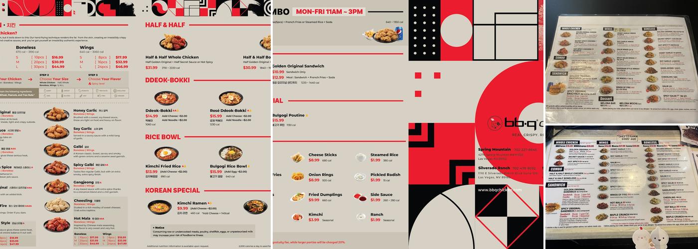 bb.q Chicken Las Vegas Menu