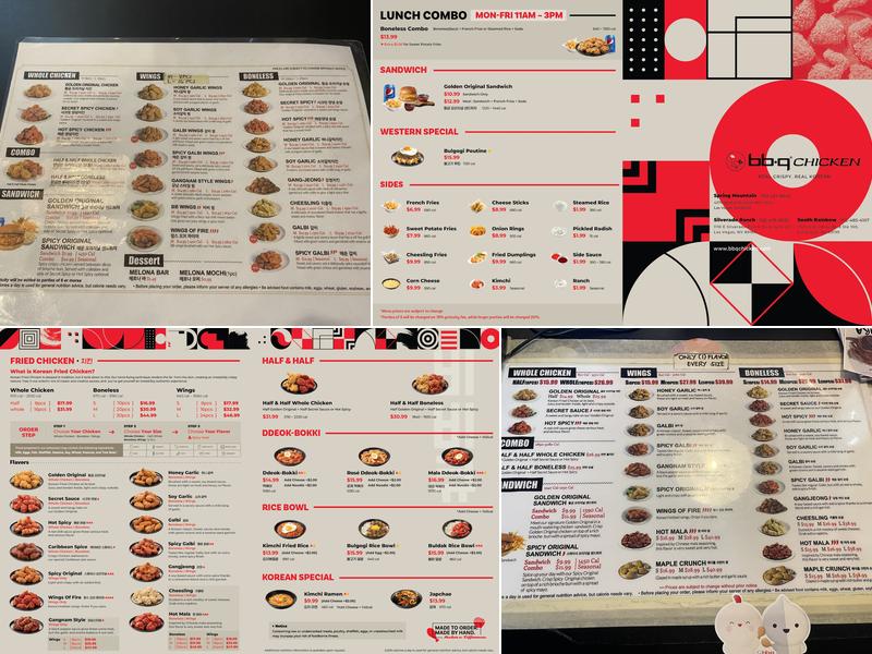 bb.q Chicken Las Vegas Menu