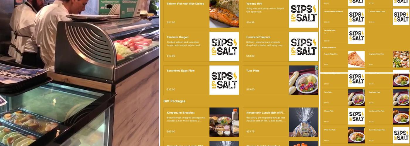 Sips & Salt Menu
