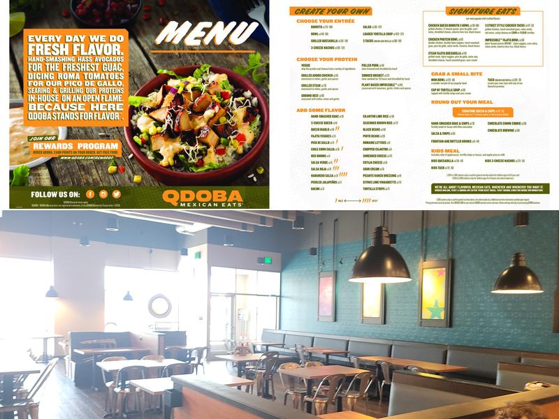 QDOBA Mexican Eats Menu