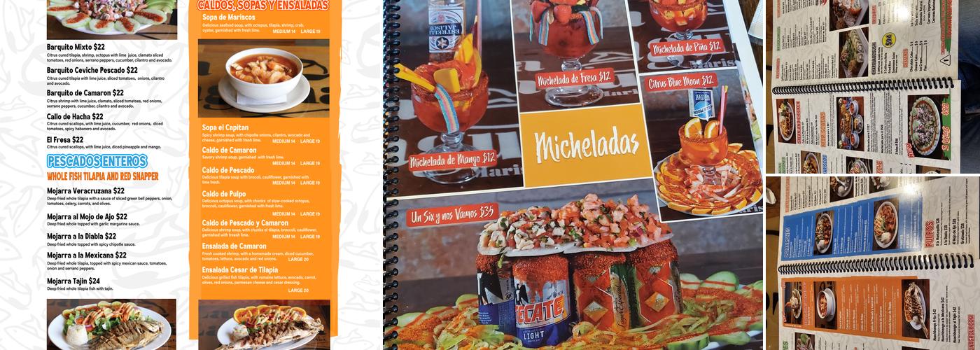 La Laguna Mariscos & Sushi Menu