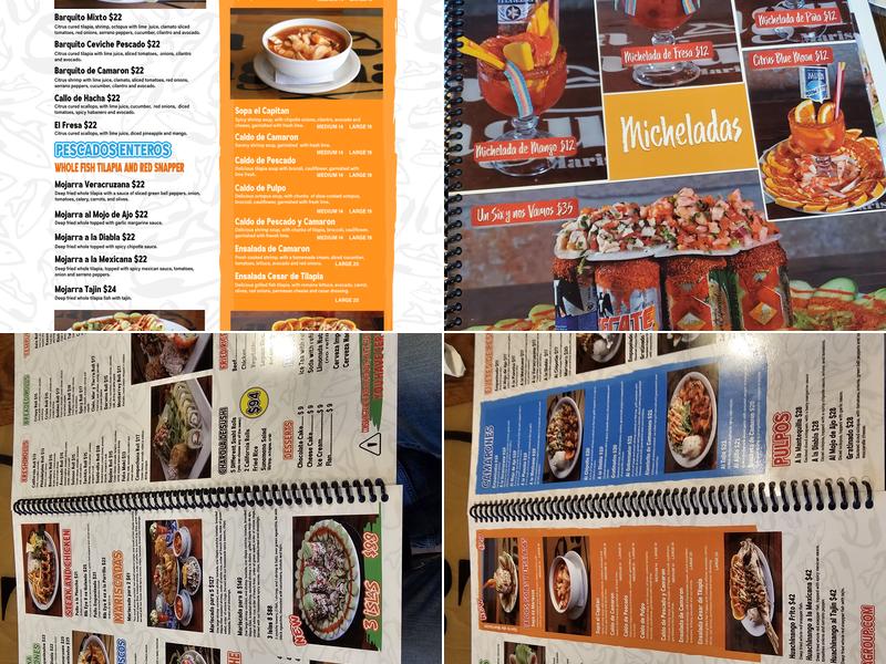 La Laguna Mariscos & Sushi Menu