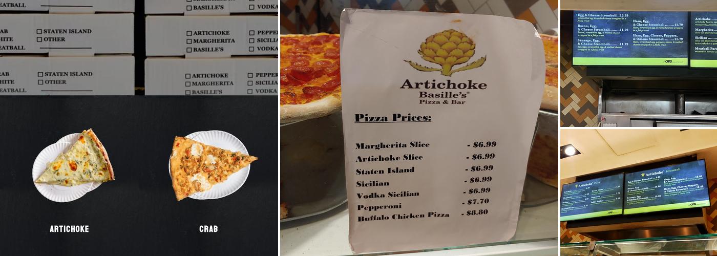 Artichoke Menu