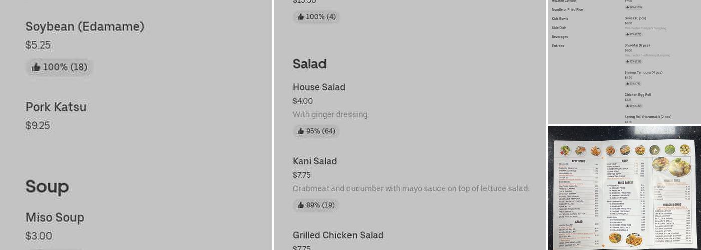 Hibachi Express Menu