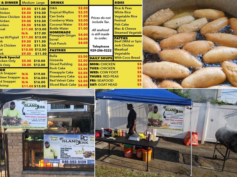 D&C ISLAND JERK LLC Menu