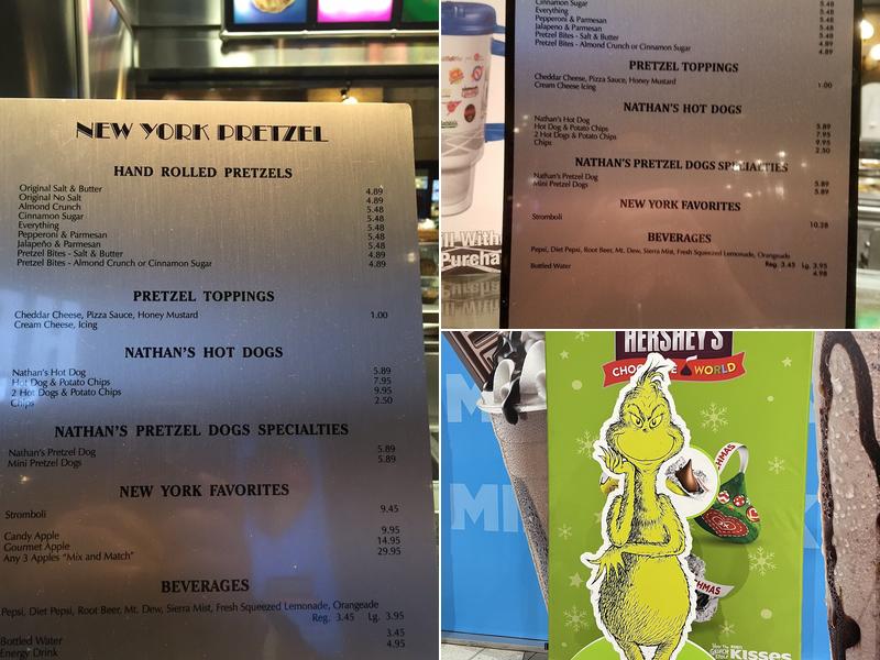 New York Pretzel Menu