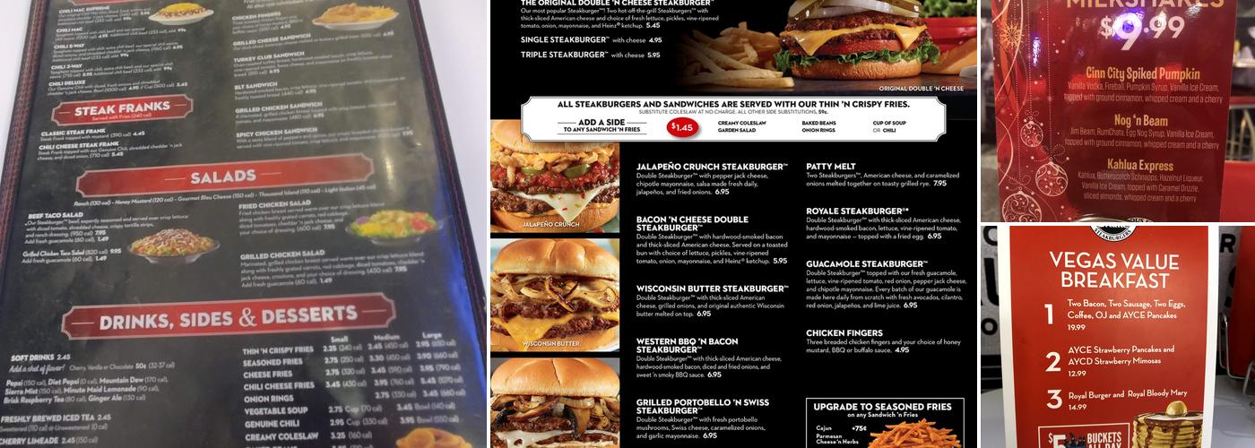 Steak 'n Shake Menu