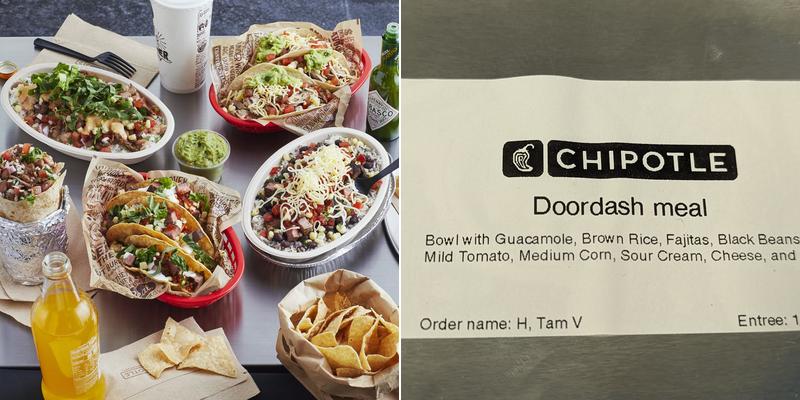 Chipotle Mexican Grill Menu