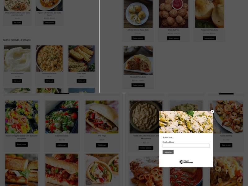 Concetta's Italian Kitchen Menu