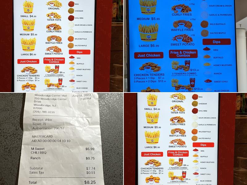 Potato Palooza Menu