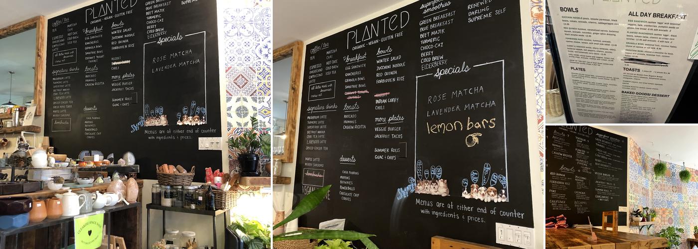 ​PLANTED CAFE Menu