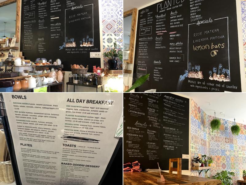​PLANTED CAFE Menu