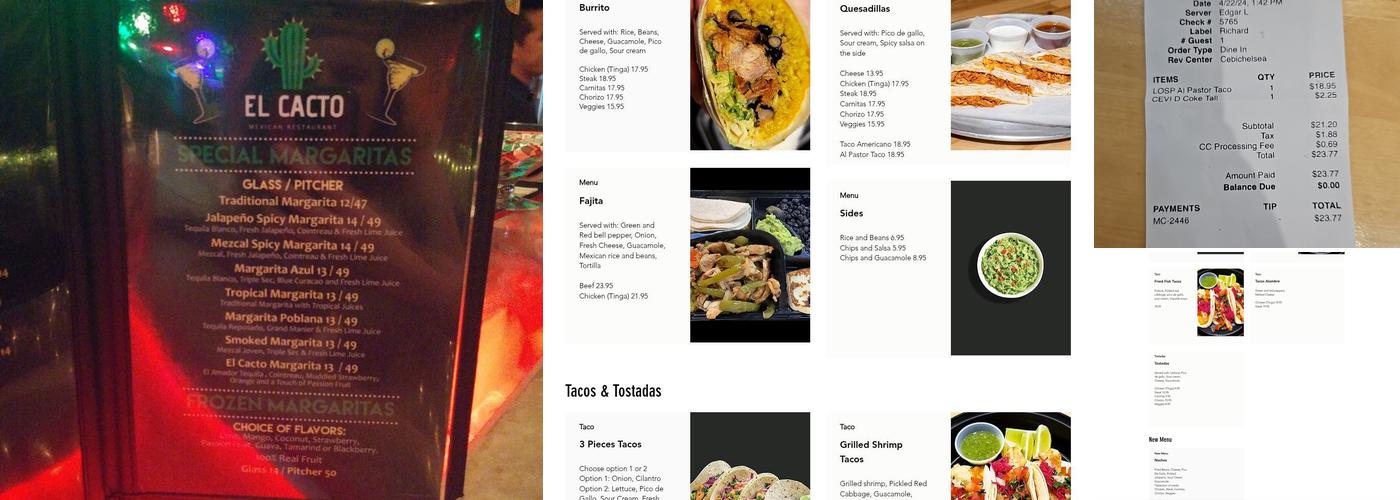 Sammy's Taqueria Menu