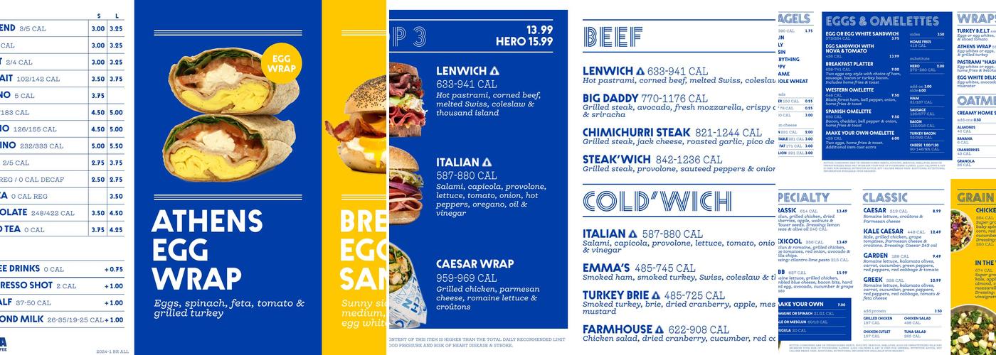 LENWICH Menu