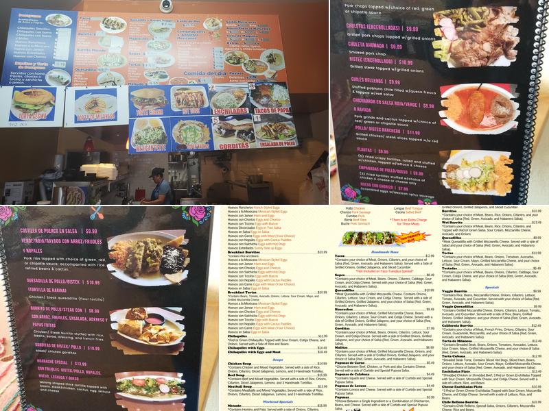 Mi Fondita de Hacienda Heights Menu