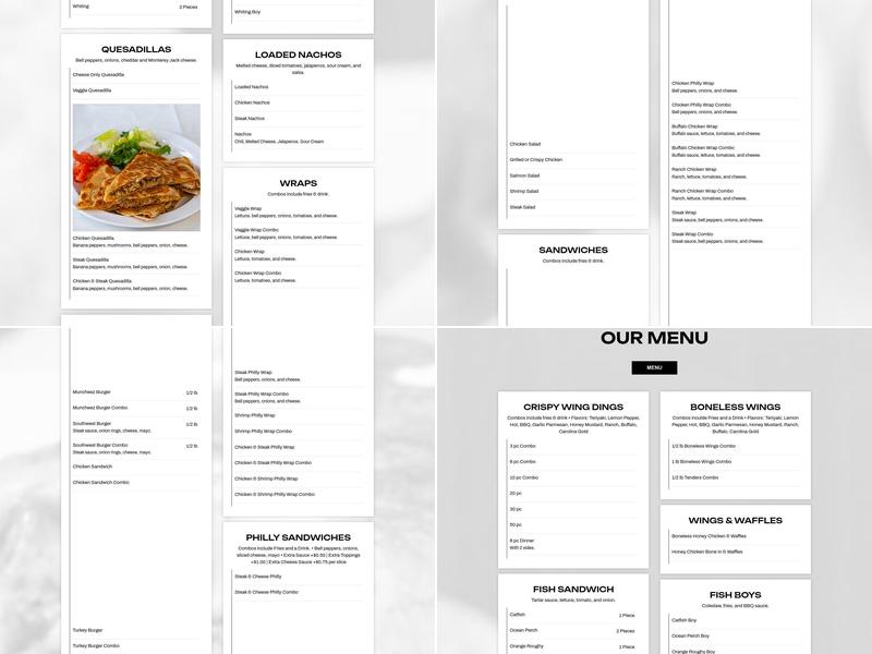 MUNCHEEZ EUCLID Menu
