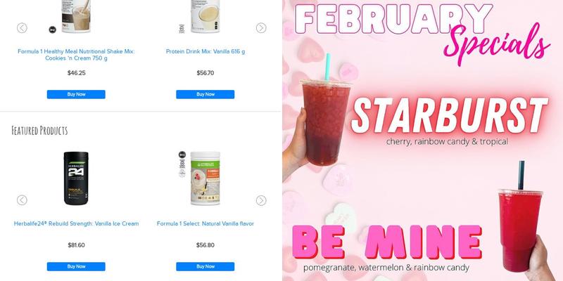 Plum Crazy Energy & Nutrition Menu