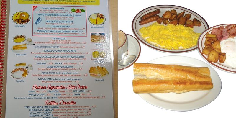 Caribe Cafe Restaurant Menu