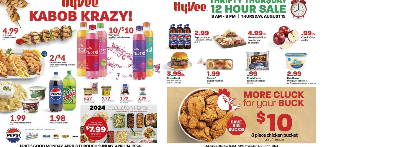 Hy-Vee Market Grille Menu