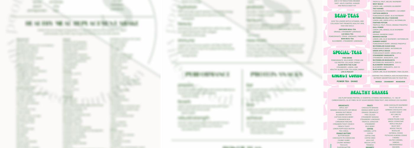 Sblended Menu
