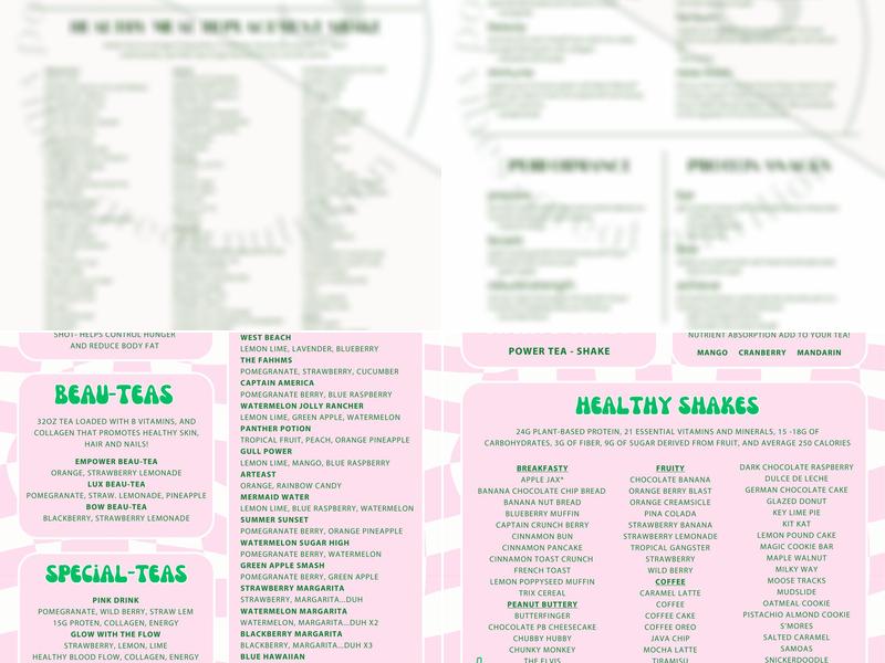 Sblended Menu