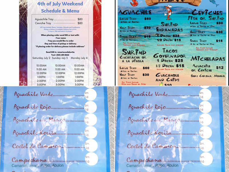 EL KORITA Mariscos & Birria estilo Nayarit Menu