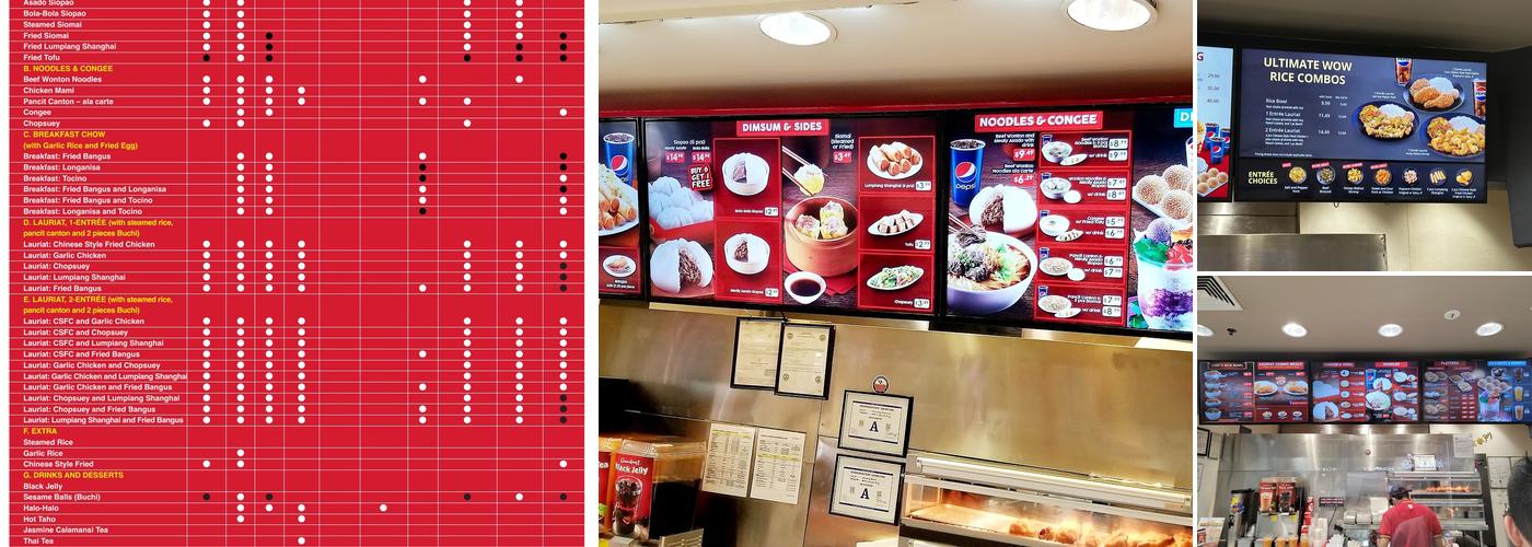 Chowking Menu