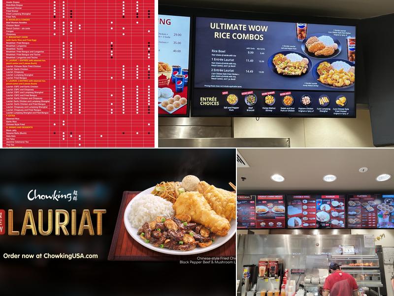 Chowking Menu