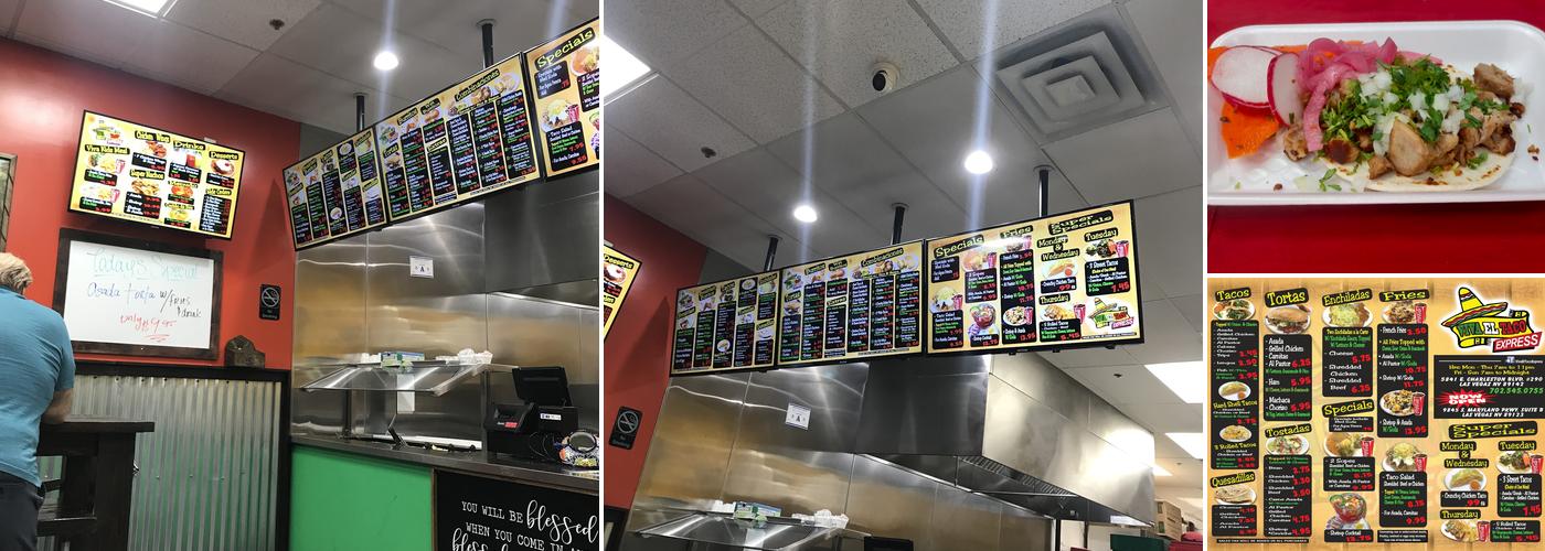 Viva El Taco Express Menu