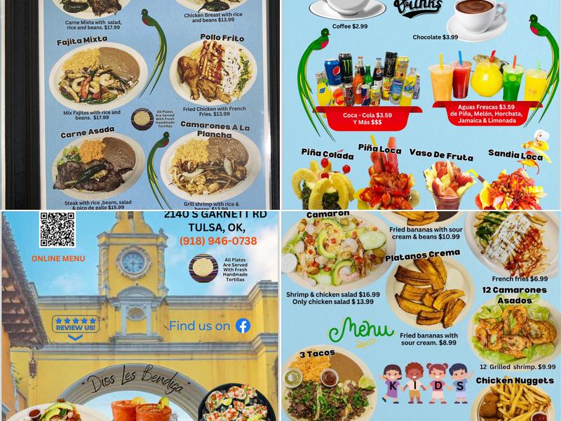 Chapin Mexican Restaurant Menu