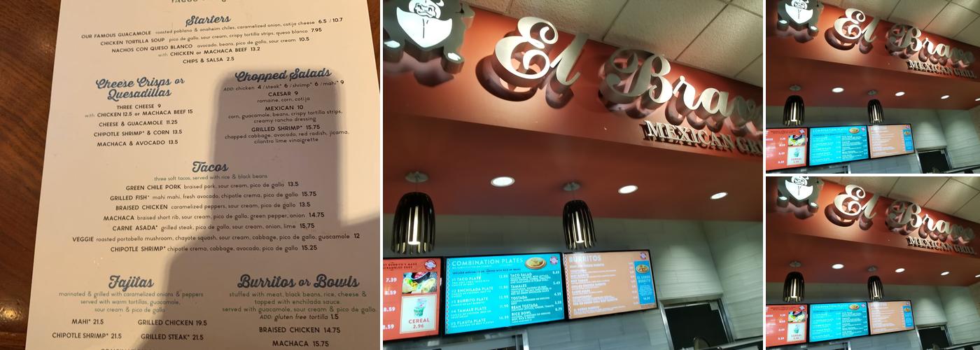 El Bravo Sky Harbor Menu