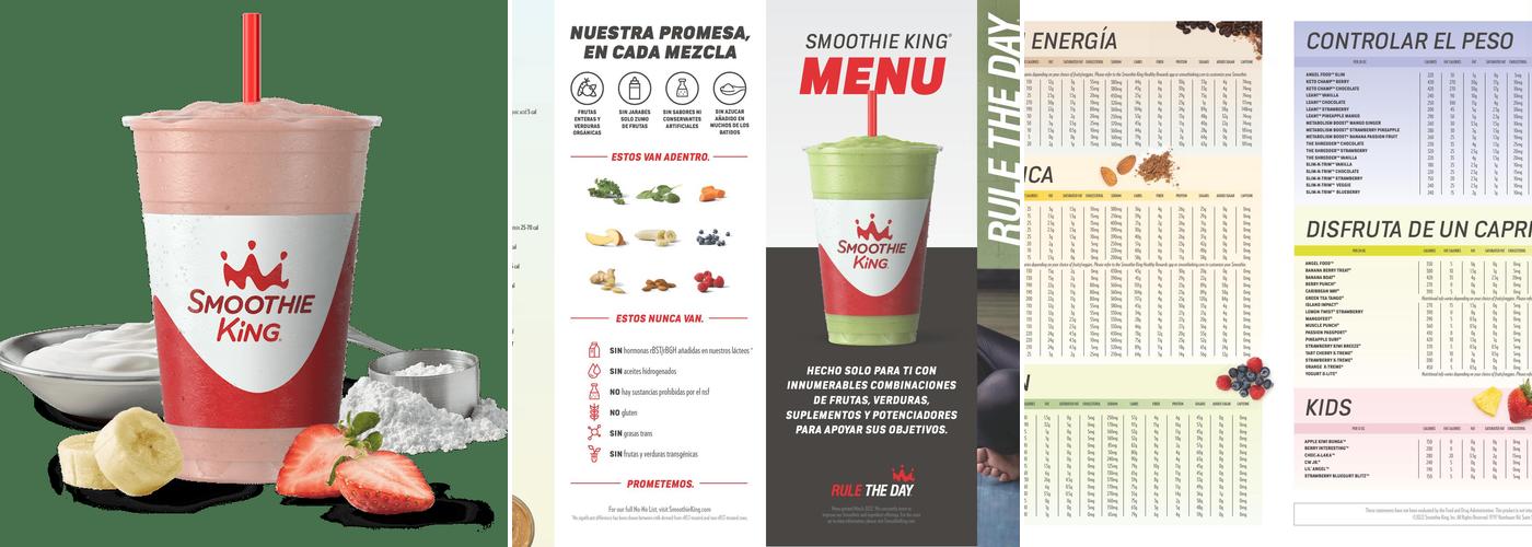 Smoothie King Menu