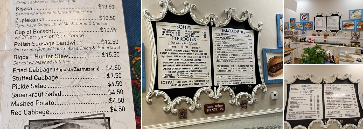 Pierogi Village Menu