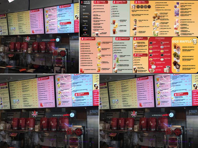 Gong Cha (Inside The Hub) Menu