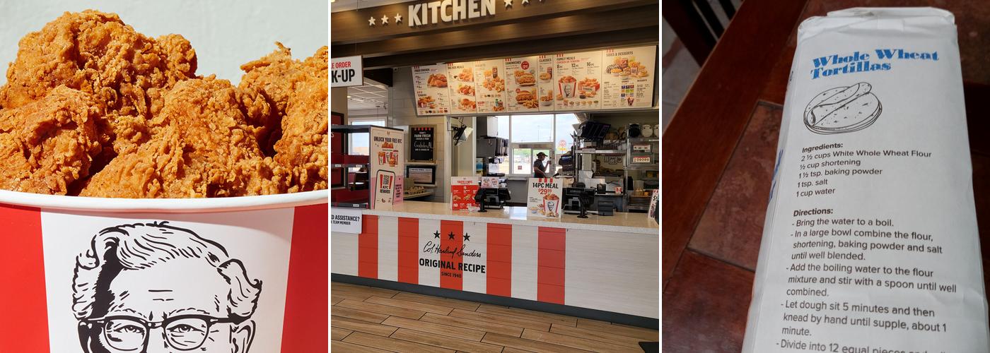KFC Menu