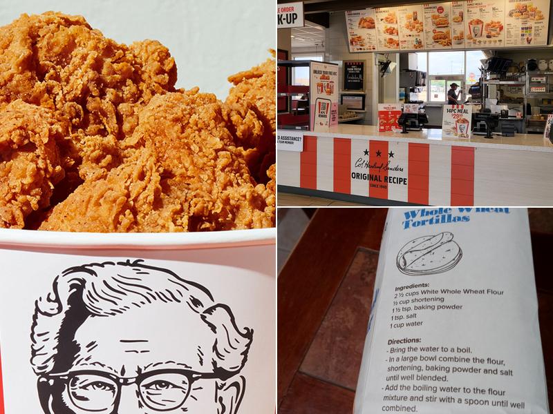 KFC Menu