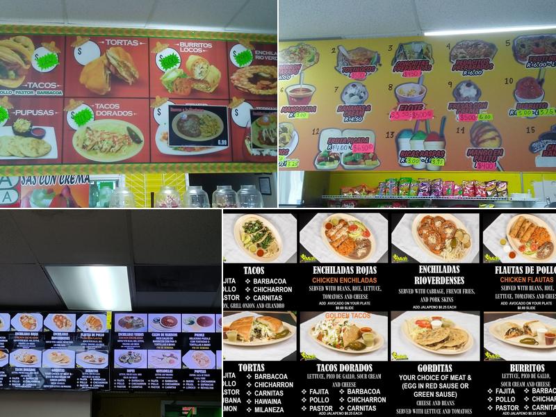 Mia's taqueria y neveria/ envios de dinero Menu