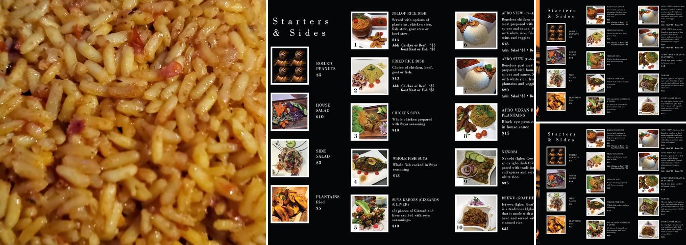 Da PoinT Lounge Menu