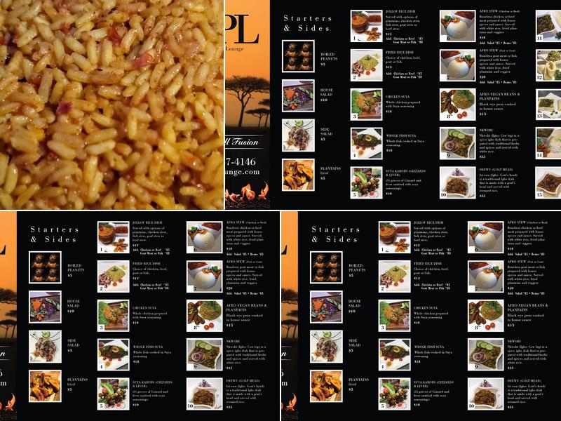 Da PoinT Lounge Menu