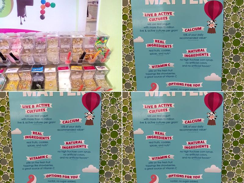 Menchie's Frozen Yogurt Menu