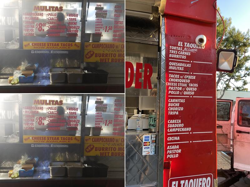 El Taquero Grill Menu