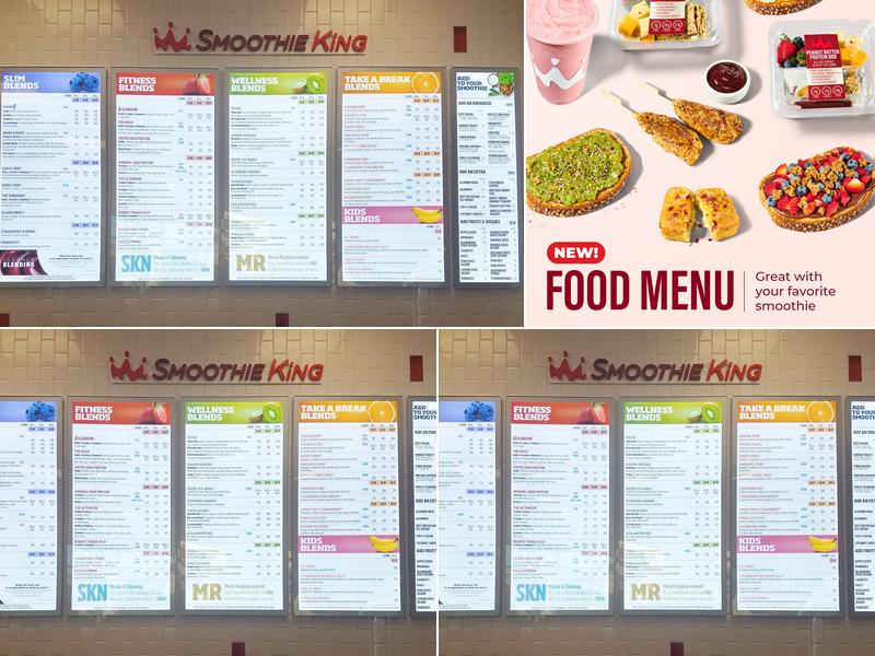 Smoothie King Menu