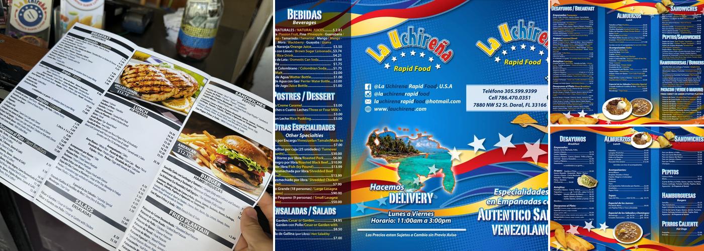 La Uchireña Menu