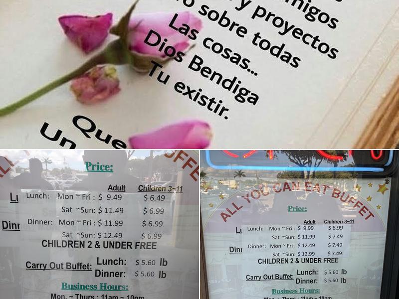 Buffet Comida Menu
